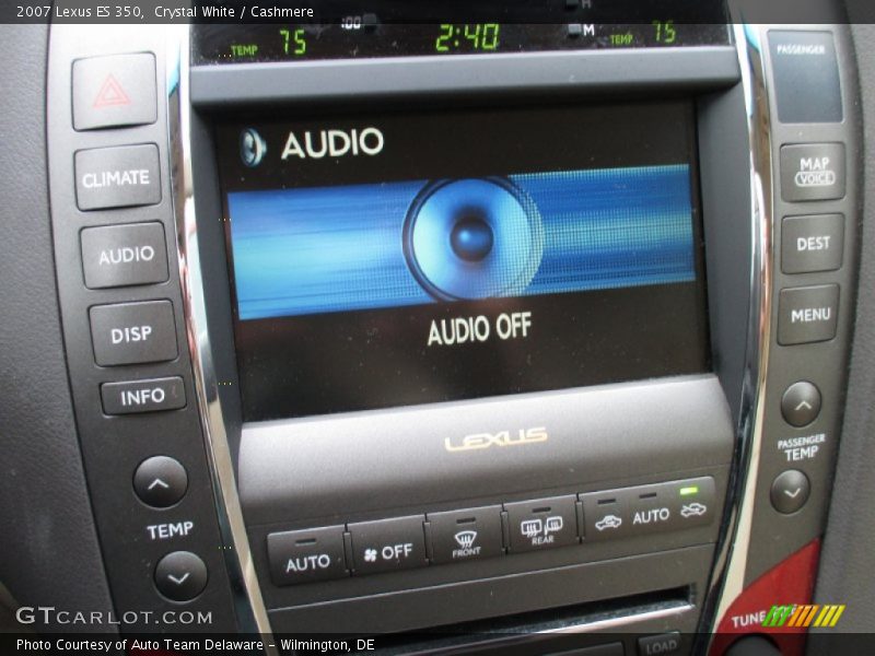 Crystal White / Cashmere 2007 Lexus ES 350