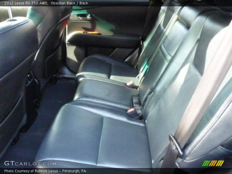 Obsidian Black / Black 2012 Lexus RX 350 AWD