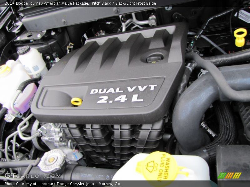 Pitch Black / Black/Light Frost Beige 2014 Dodge Journey Amercian Value Package