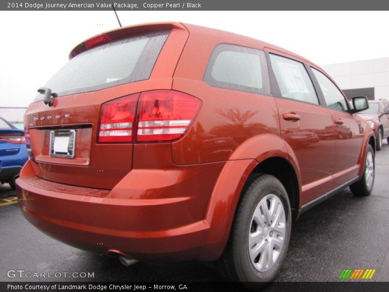 Copper Pearl / Black 2014 Dodge Journey Amercian Value Package