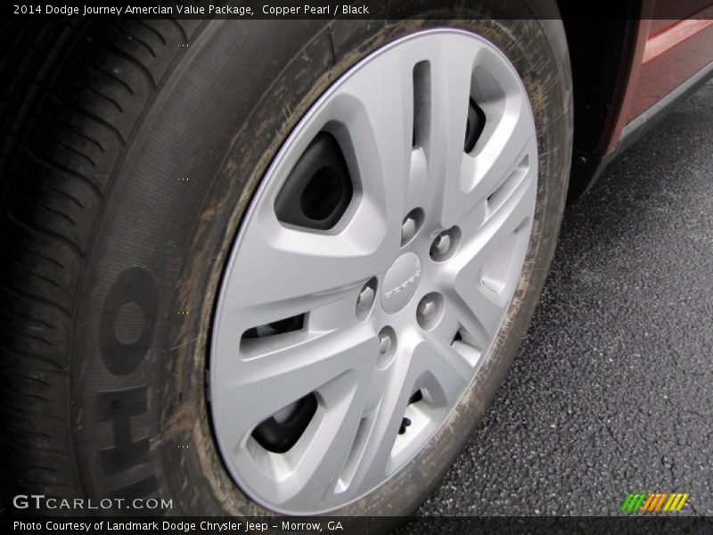 Copper Pearl / Black 2014 Dodge Journey Amercian Value Package