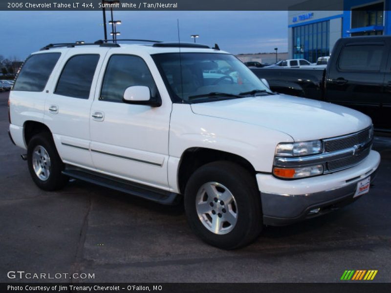 Summit White / Tan/Neutral 2006 Chevrolet Tahoe LT 4x4