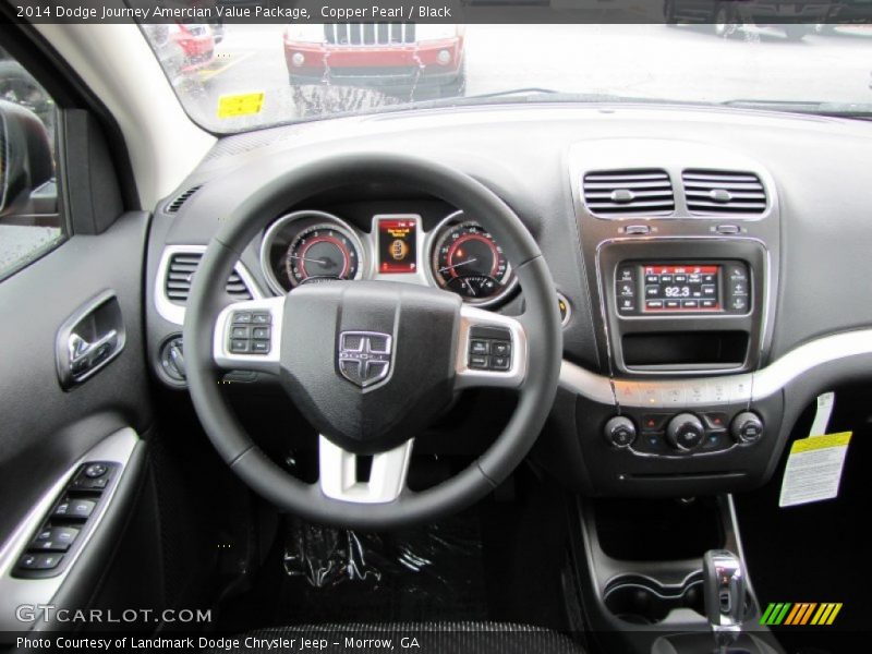 Copper Pearl / Black 2014 Dodge Journey Amercian Value Package