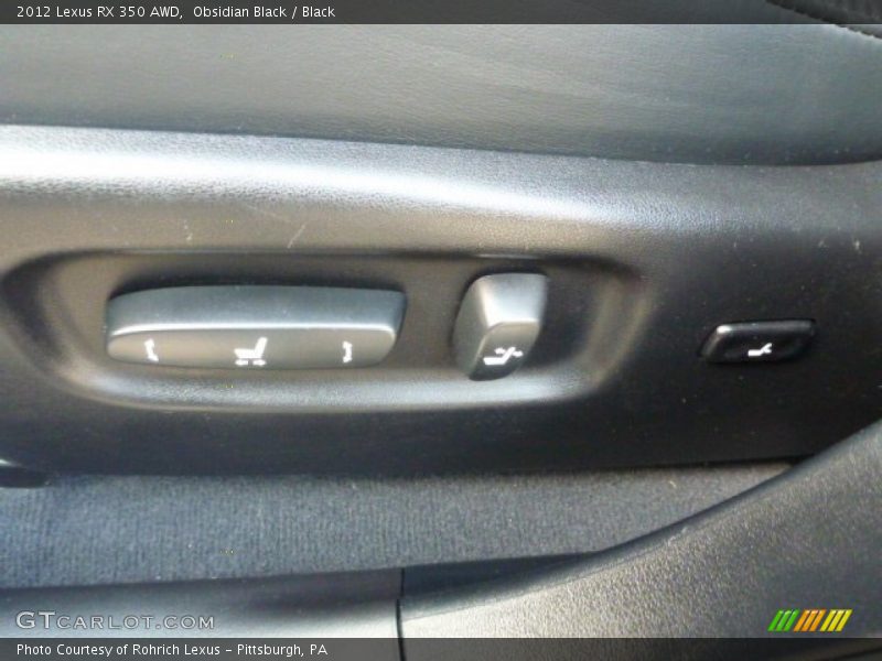 Obsidian Black / Black 2012 Lexus RX 350 AWD