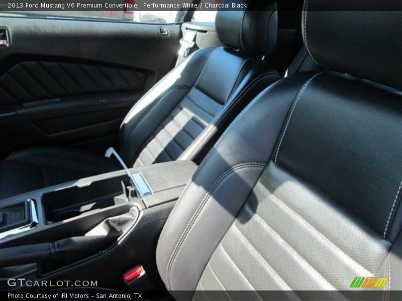 Performance White / Charcoal Black 2013 Ford Mustang V6 Premium Convertible