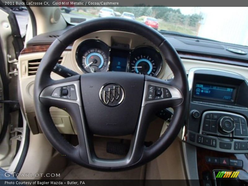 Gold Mist Metallic / Cocoa/Cashmere 2011 Buick LaCrosse CX