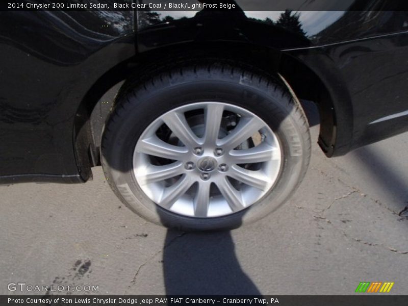 Black Clear Coat / Black/Light Frost Beige 2014 Chrysler 200 Limited Sedan