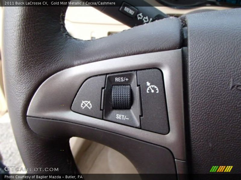 Gold Mist Metallic / Cocoa/Cashmere 2011 Buick LaCrosse CX