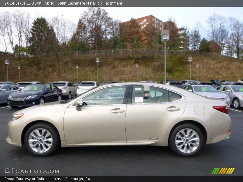 Satin Cashmere Metallic / Parchment 2014 Lexus ES 300h Hybrid