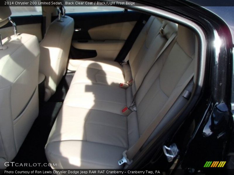 Black Clear Coat / Black/Light Frost Beige 2014 Chrysler 200 Limited Sedan
