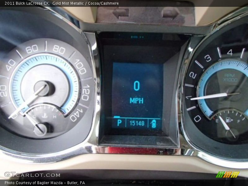Gold Mist Metallic / Cocoa/Cashmere 2011 Buick LaCrosse CX
