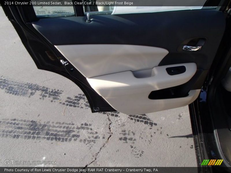 Black Clear Coat / Black/Light Frost Beige 2014 Chrysler 200 Limited Sedan