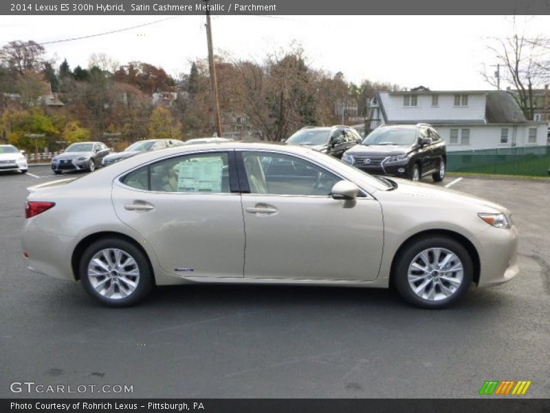 Satin Cashmere Metallic / Parchment 2014 Lexus ES 300h Hybrid