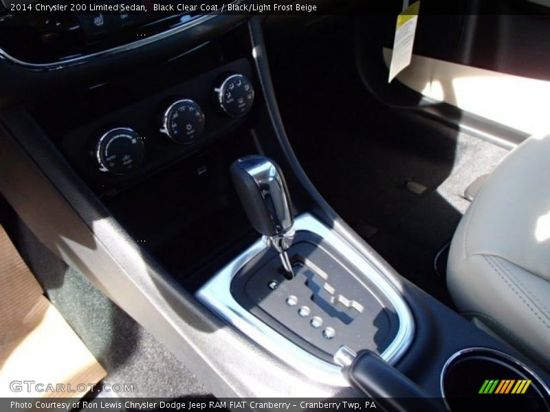 Black Clear Coat / Black/Light Frost Beige 2014 Chrysler 200 Limited Sedan