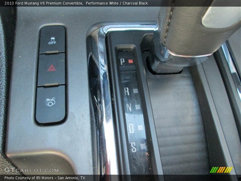 Performance White / Charcoal Black 2013 Ford Mustang V6 Premium Convertible