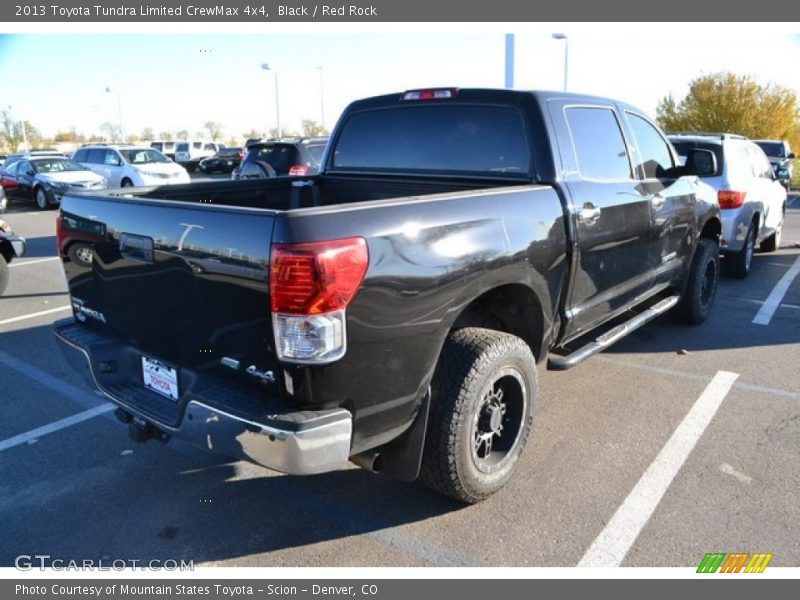 Black / Red Rock 2013 Toyota Tundra Limited CrewMax 4x4