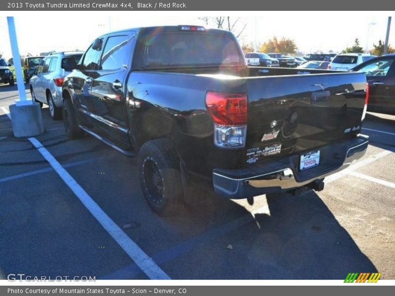 Black / Red Rock 2013 Toyota Tundra Limited CrewMax 4x4