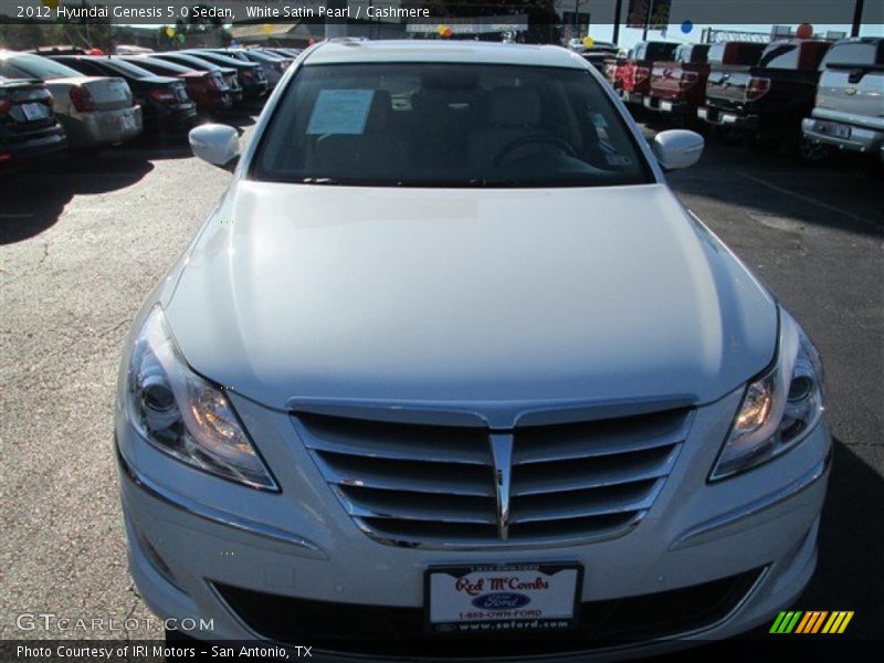 White Satin Pearl / Cashmere 2012 Hyundai Genesis 5.0 Sedan