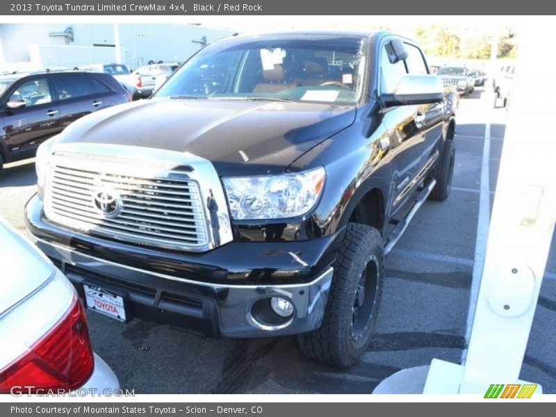 Black / Red Rock 2013 Toyota Tundra Limited CrewMax 4x4