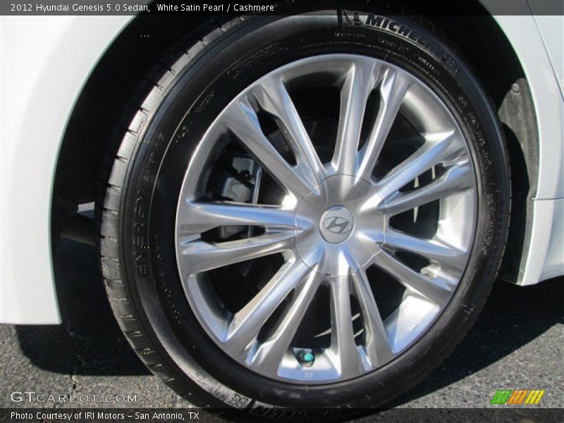 White Satin Pearl / Cashmere 2012 Hyundai Genesis 5.0 Sedan