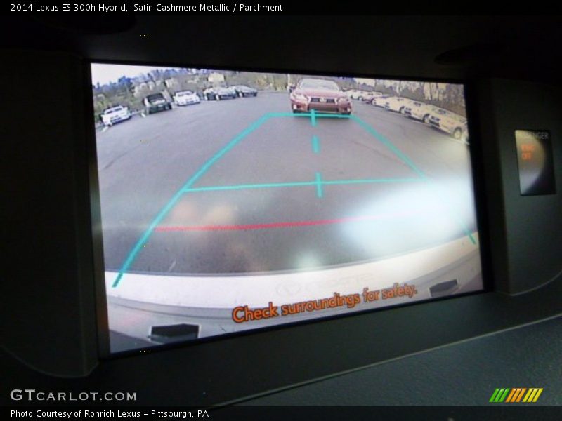 Satin Cashmere Metallic / Parchment 2014 Lexus ES 300h Hybrid