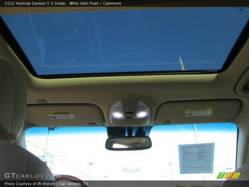 White Satin Pearl / Cashmere 2012 Hyundai Genesis 5.0 Sedan