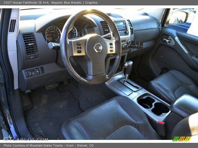 Majestic Blue Metallic / Graphite 2007 Nissan Pathfinder SE 4x4