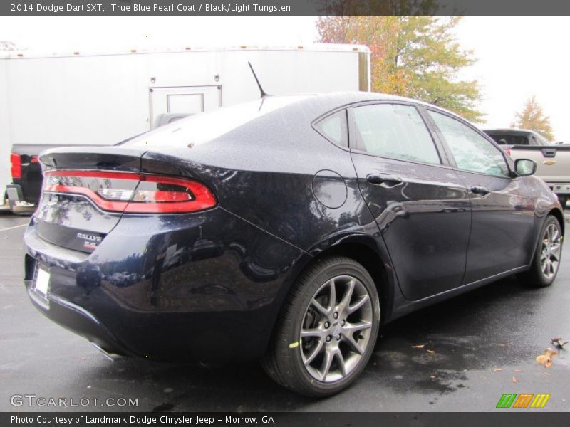 True Blue Pearl Coat / Black/Light Tungsten 2014 Dodge Dart SXT