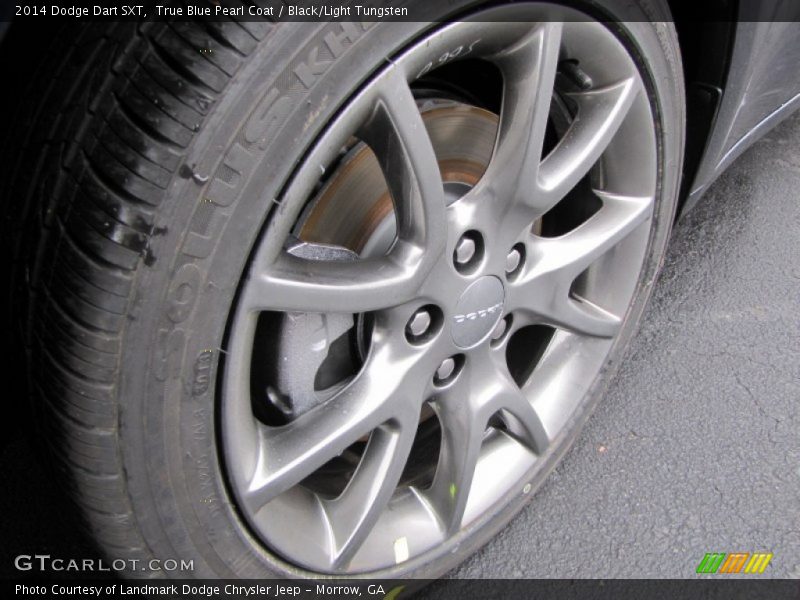 True Blue Pearl Coat / Black/Light Tungsten 2014 Dodge Dart SXT