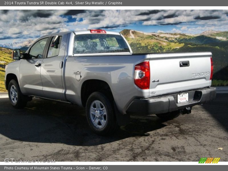 Silver Sky Metallic / Graphite 2014 Toyota Tundra SR Double Cab 4x4