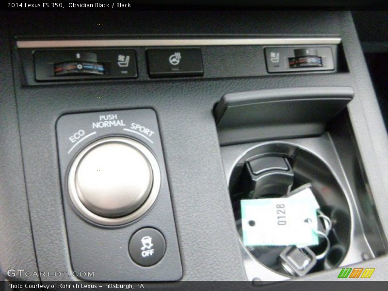 Obsidian Black / Black 2014 Lexus ES 350