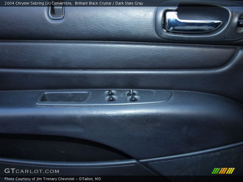 Brilliant Black Crystal / Dark Slate Gray 2004 Chrysler Sebring LXi Convertible