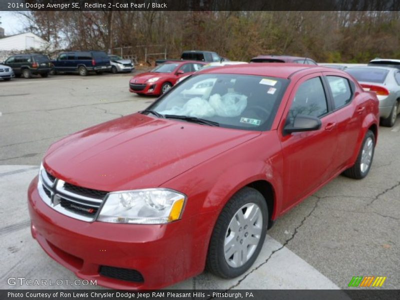 Redline 2-Coat Pearl / Black 2014 Dodge Avenger SE