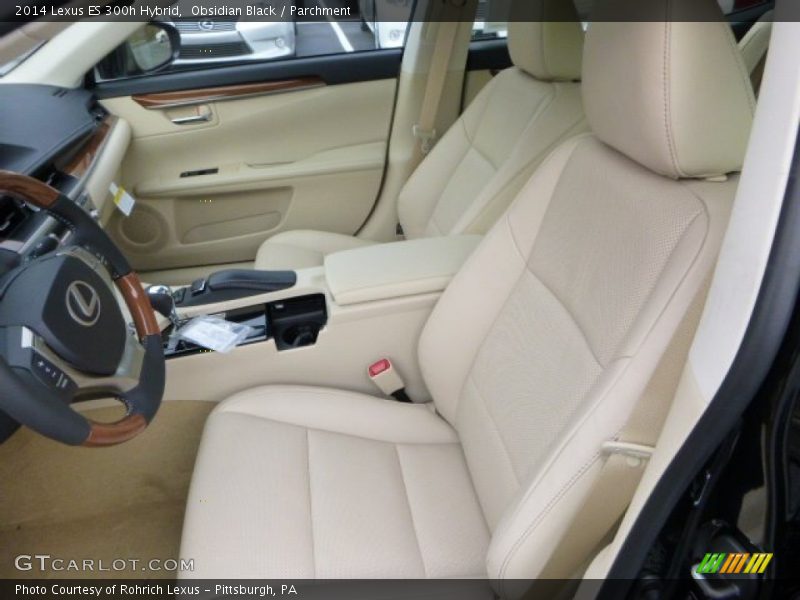 Obsidian Black / Parchment 2014 Lexus ES 300h Hybrid