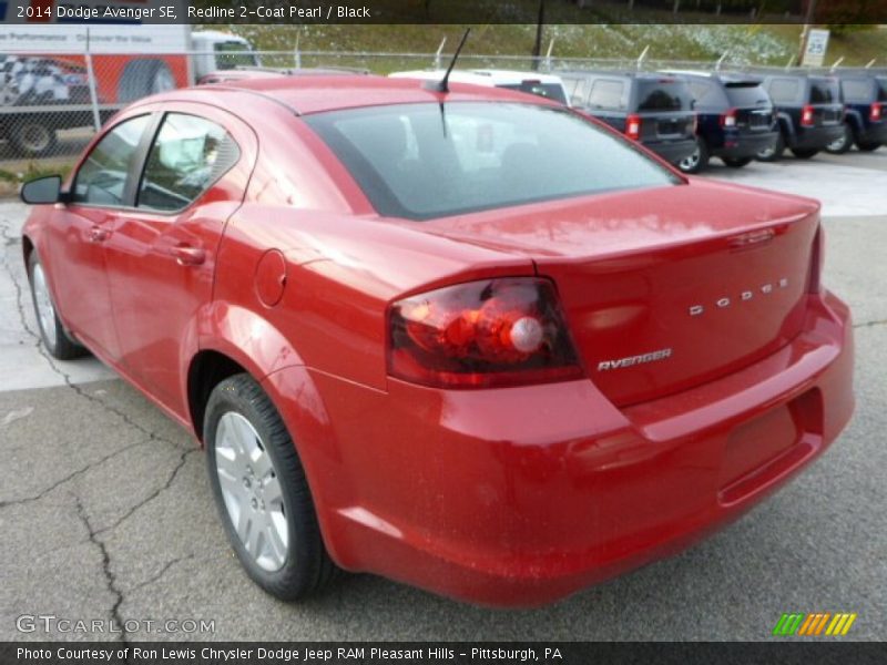 Redline 2-Coat Pearl / Black 2014 Dodge Avenger SE