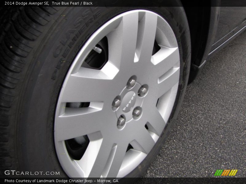 True Blue Pearl / Black 2014 Dodge Avenger SE