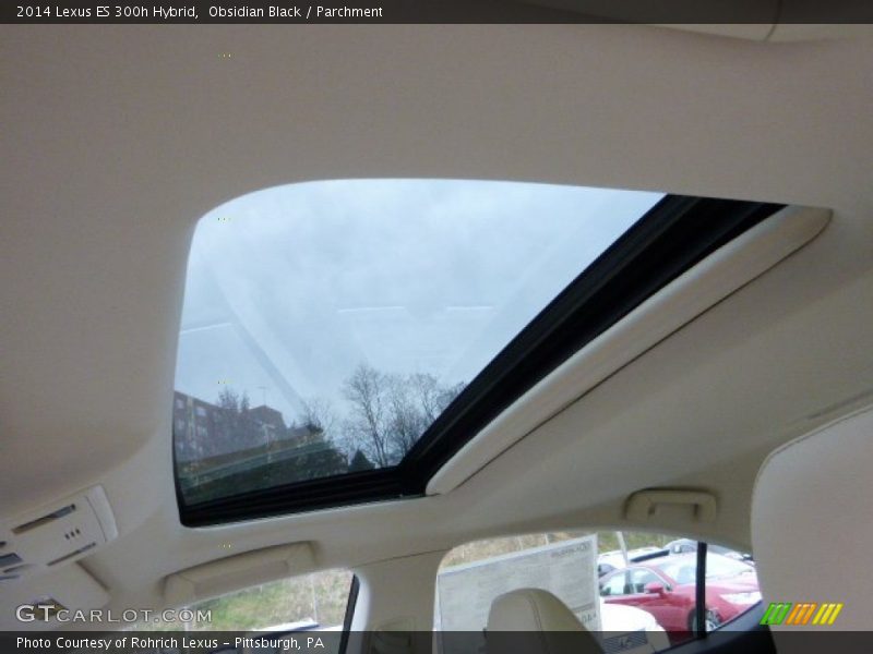 Obsidian Black / Parchment 2014 Lexus ES 300h Hybrid