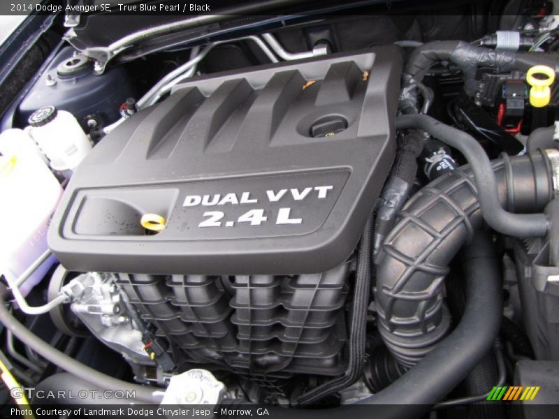 True Blue Pearl / Black 2014 Dodge Avenger SE
