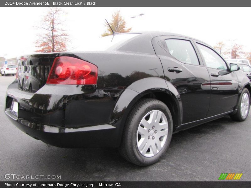 Black Clear Coat / Black 2014 Dodge Avenger SE