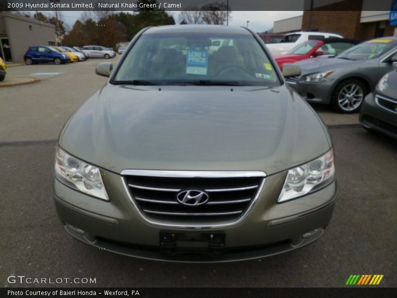Natural Khaki Green / Camel 2009 Hyundai Sonata Limited