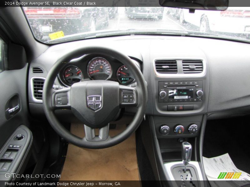 Black Clear Coat / Black 2014 Dodge Avenger SE