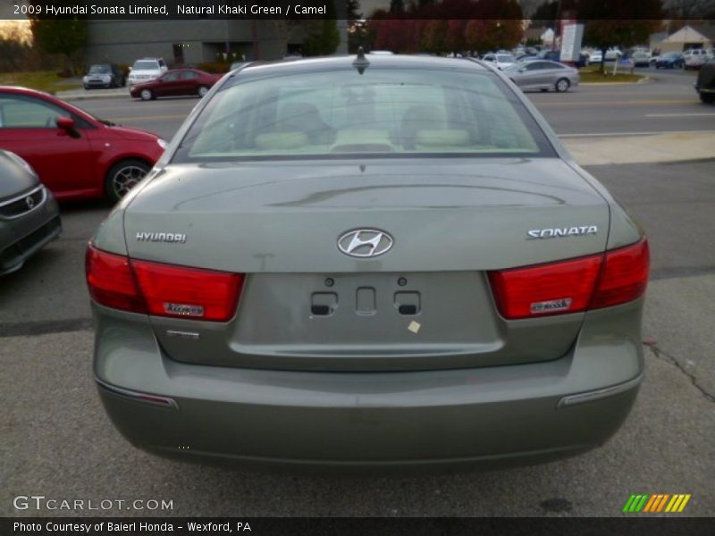 Natural Khaki Green / Camel 2009 Hyundai Sonata Limited