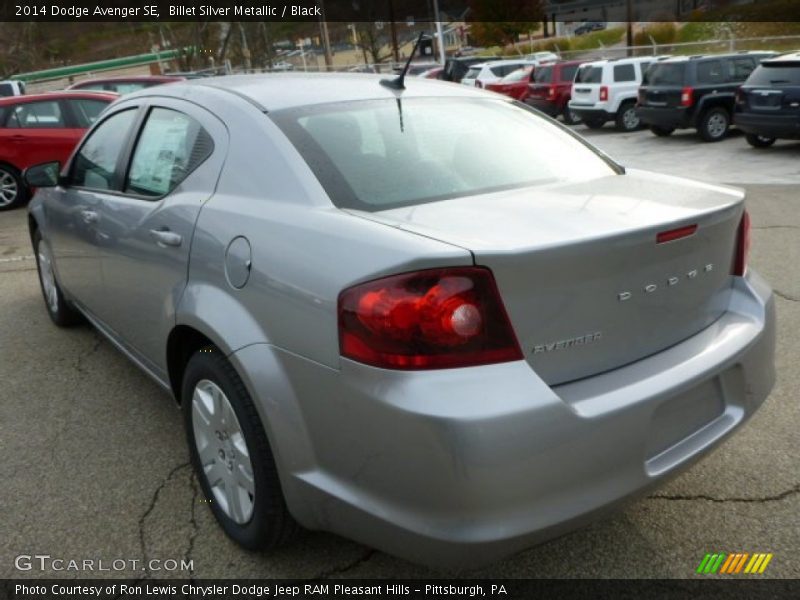 Billet Silver Metallic / Black 2014 Dodge Avenger SE