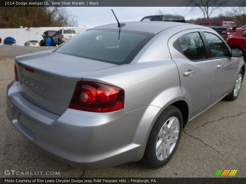 Billet Silver Metallic / Black 2014 Dodge Avenger SE