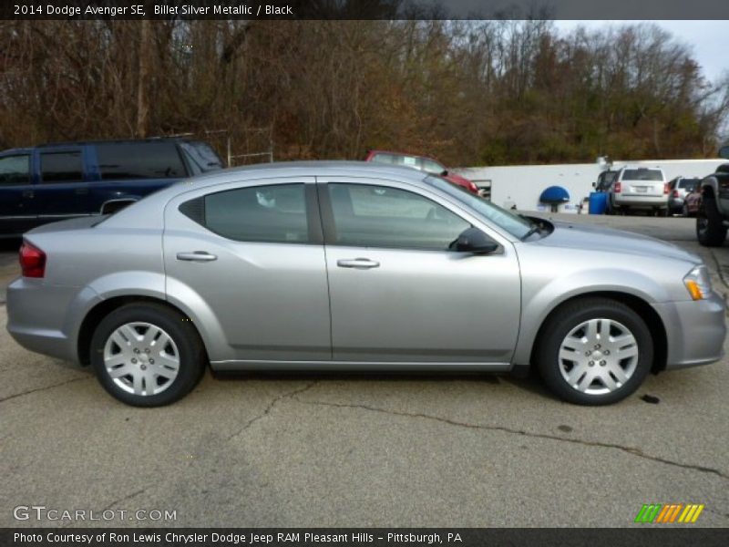 Billet Silver Metallic / Black 2014 Dodge Avenger SE