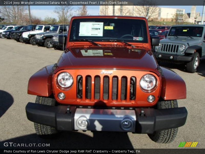 Copperhead Pearl / Black/Dark Saddle 2014 Jeep Wrangler Unlimited Sahara 4x4