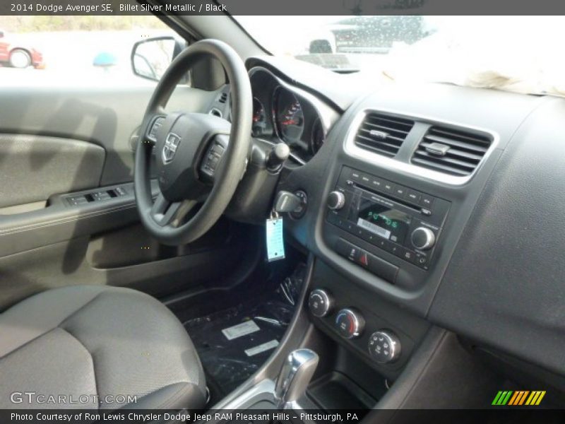Billet Silver Metallic / Black 2014 Dodge Avenger SE