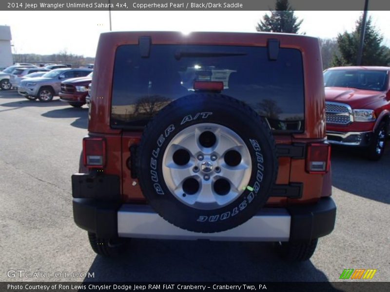 Copperhead Pearl / Black/Dark Saddle 2014 Jeep Wrangler Unlimited Sahara 4x4