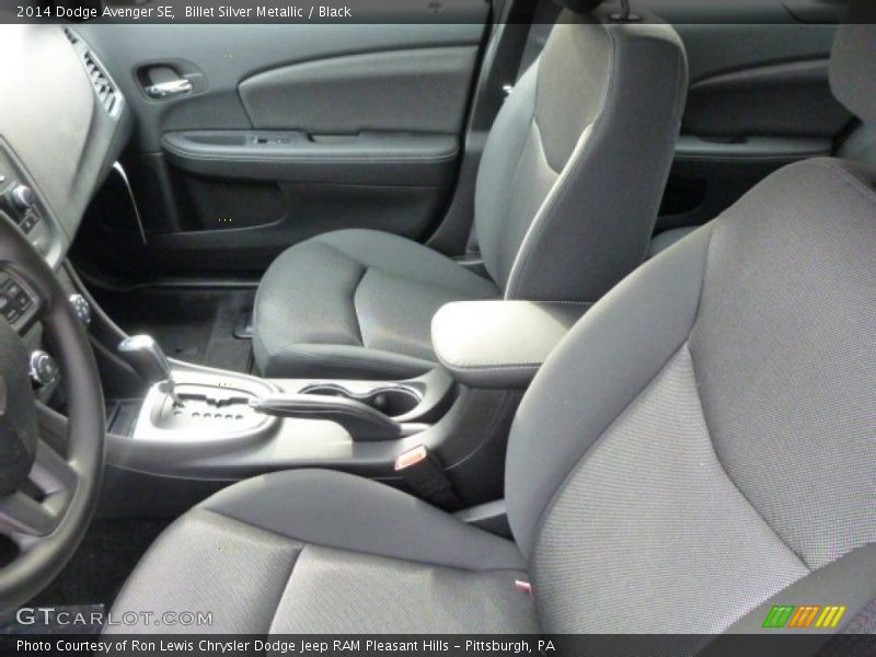 Billet Silver Metallic / Black 2014 Dodge Avenger SE