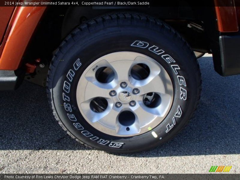 Copperhead Pearl / Black/Dark Saddle 2014 Jeep Wrangler Unlimited Sahara 4x4